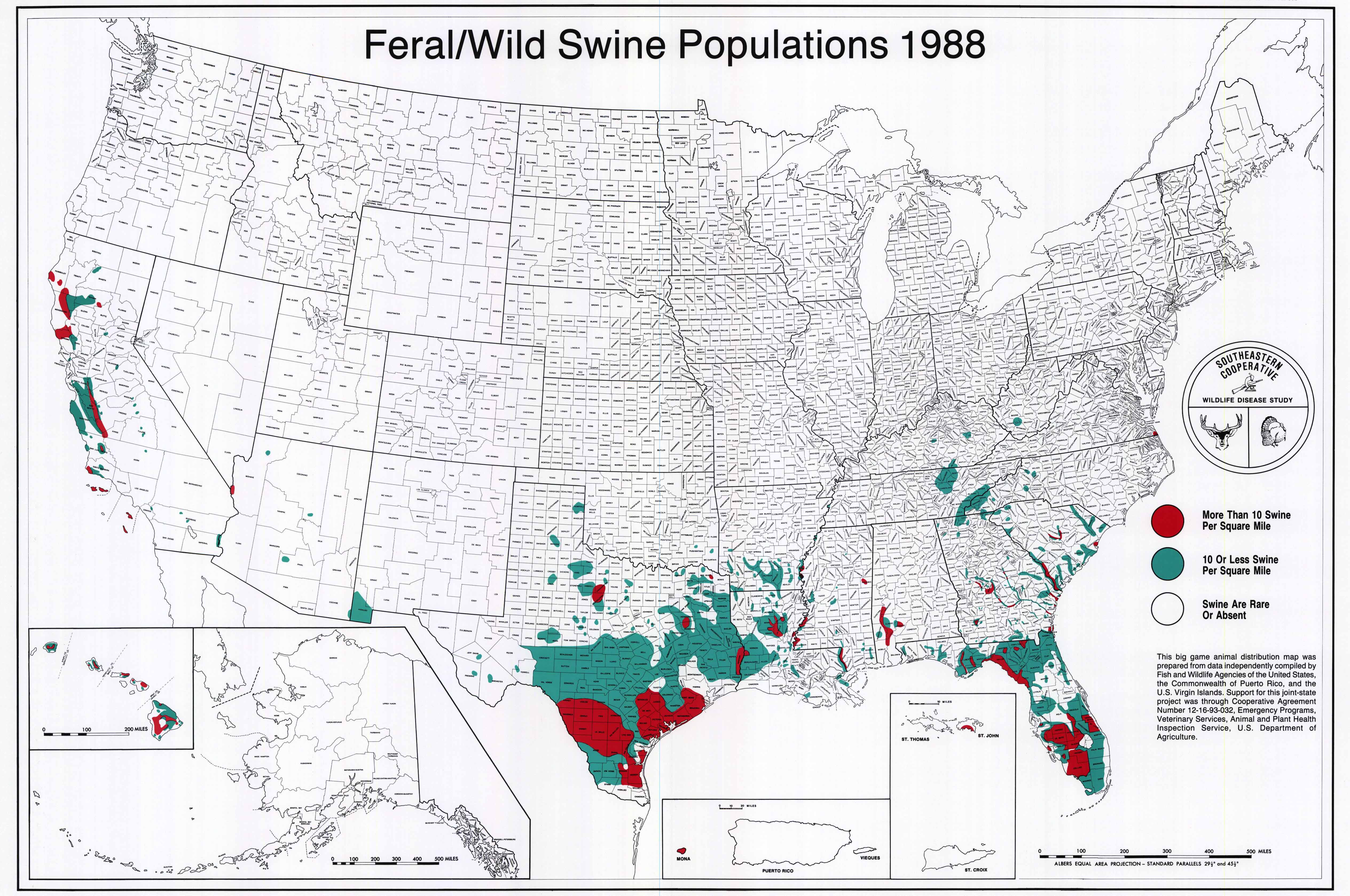 Feral Hogs In The United States